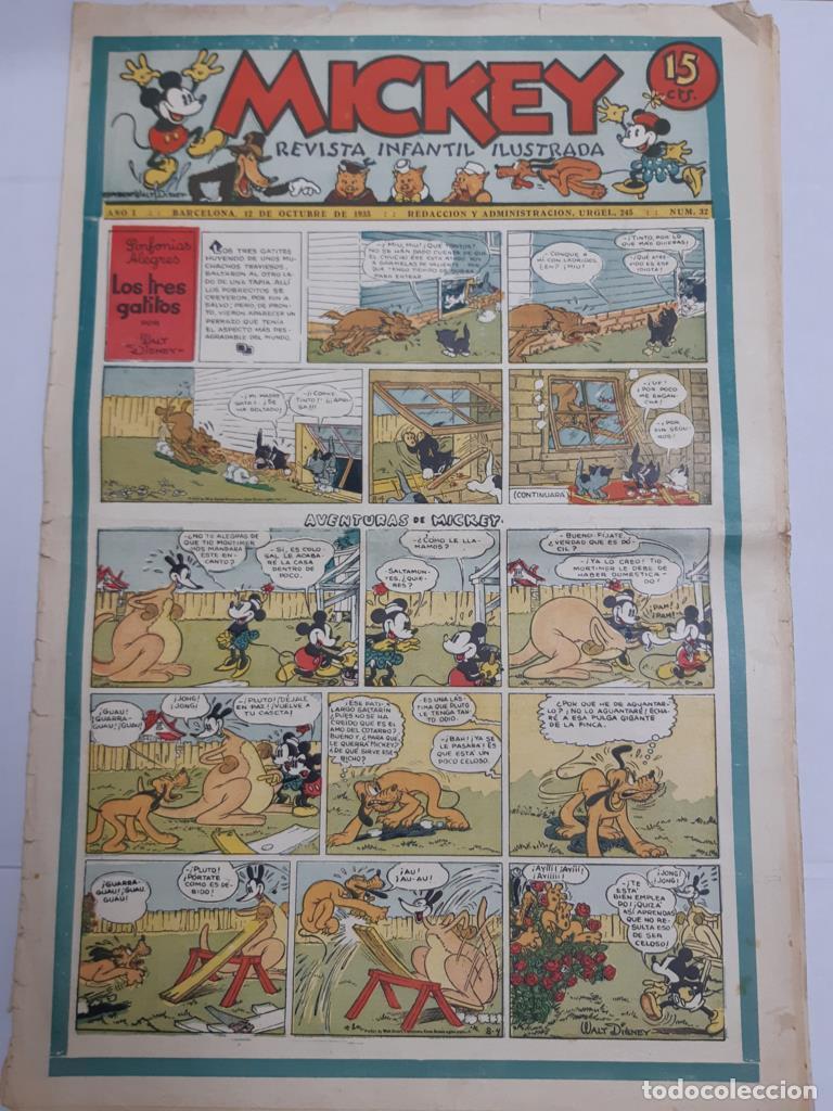 Comics: Mickey revista infantil ilustrada numero 032 (1935) - varios