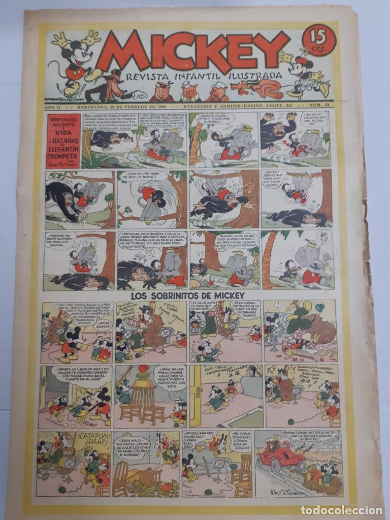 Comics : Mickey revista infantil ilustrada numero 052 (1936) - varios