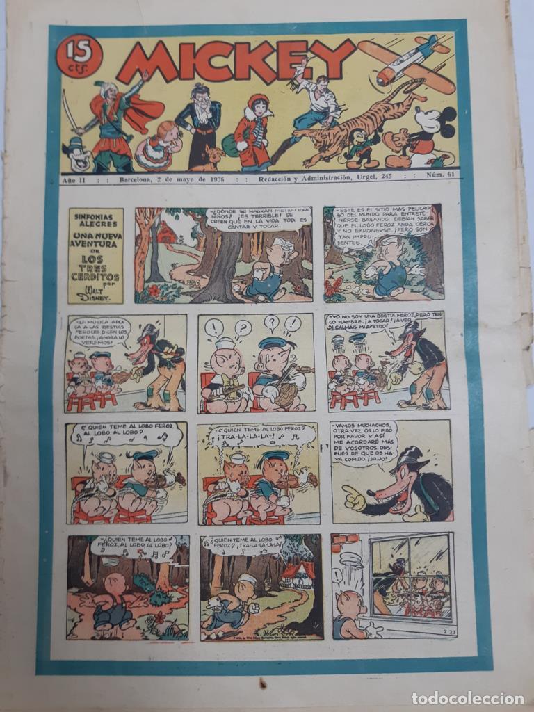 Comics: Mickey revista infantil ilustrada numero 061 (1936) - varios
