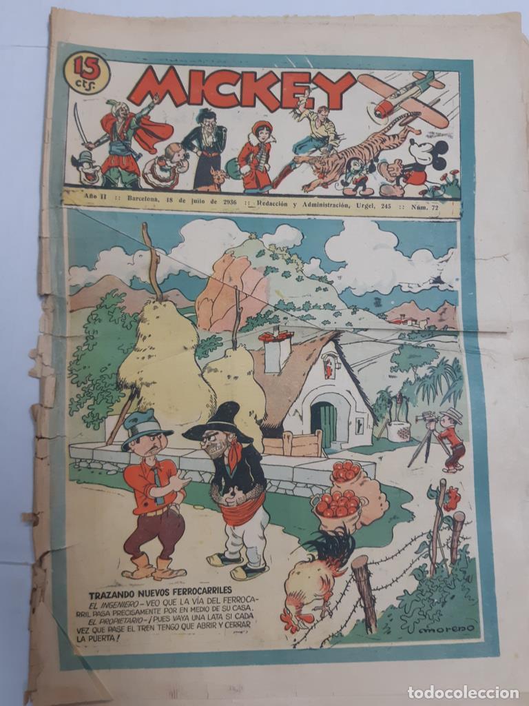 Comics: Mickey revista infantil ilustrada numero 072 (1936) - varios