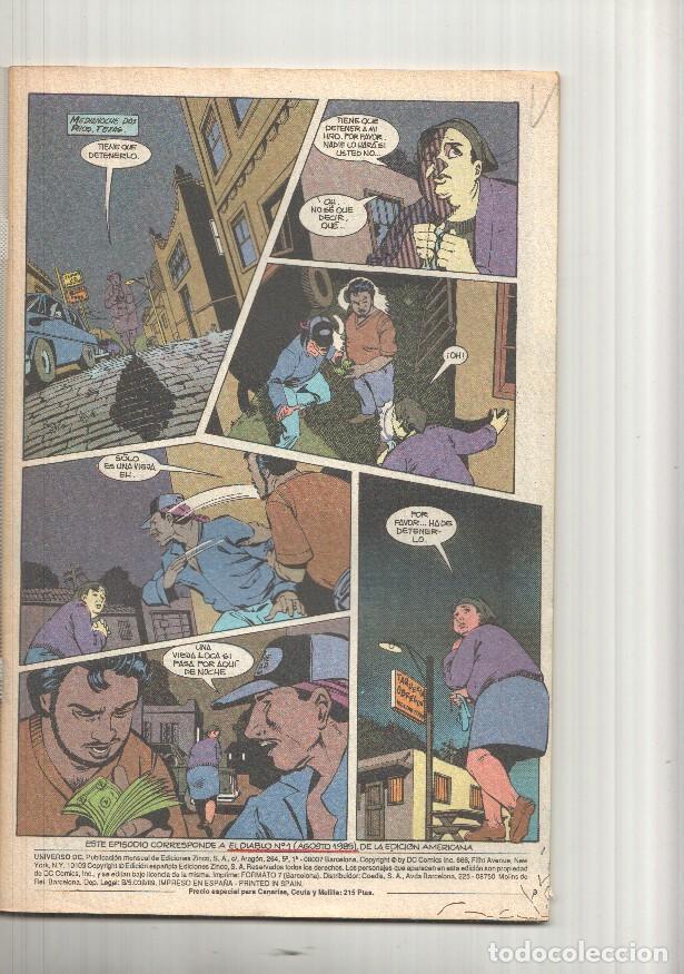 C&oacute;mics: Zinco: Universo DC num 19, El Diablo - El Diablo en las calles. DC - Foto 2