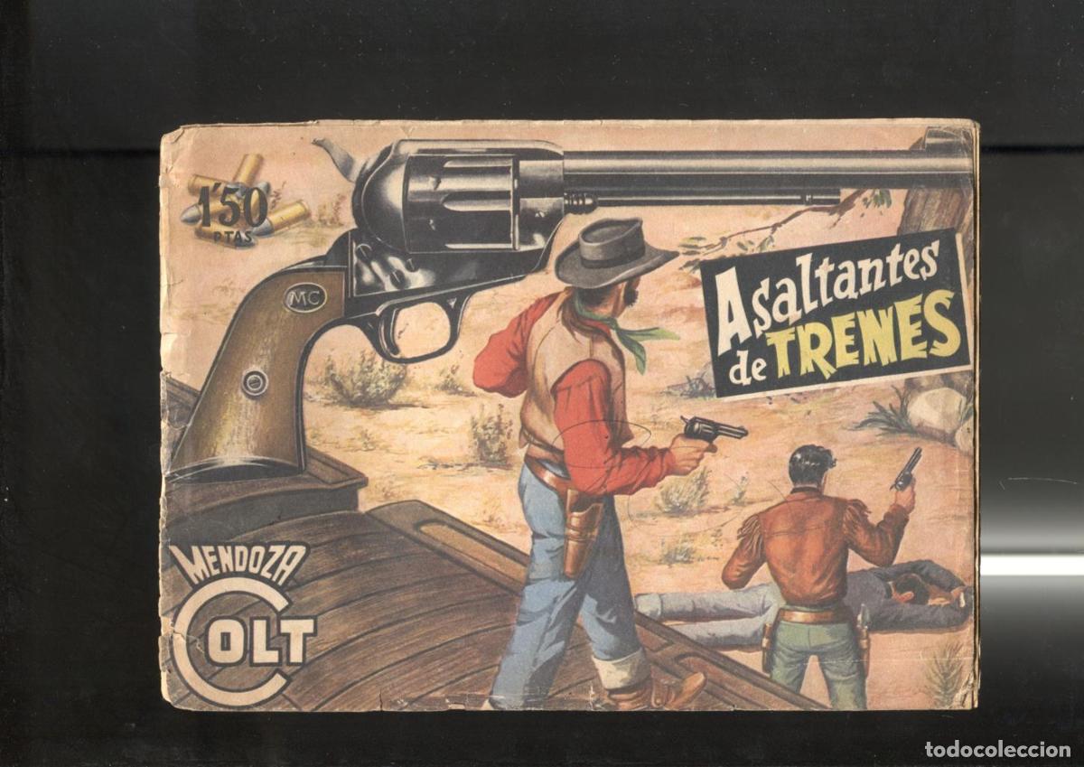 Comics: Rolan: Mendoza Colt numero 027: asaltantes de trenes (numerado 1 en trasera) -