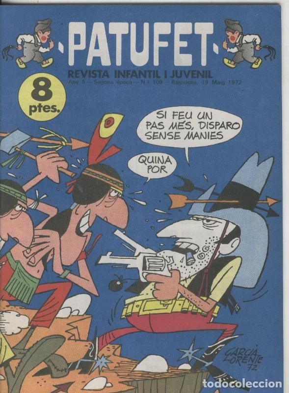 Comics: Patufet segona epoca numero 109: El rei de la cerdanya, L'aula de teatre de l'institut Montserrat, J