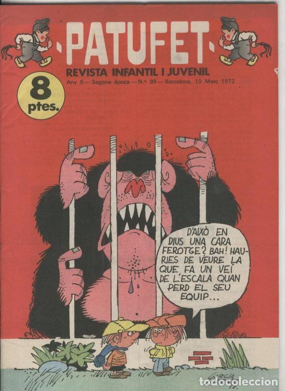 C&oacute;mics: Patufet segona epoca numero 099: El rei de la cerdanya, Josep M.Cabayol en una cruilla, - varios