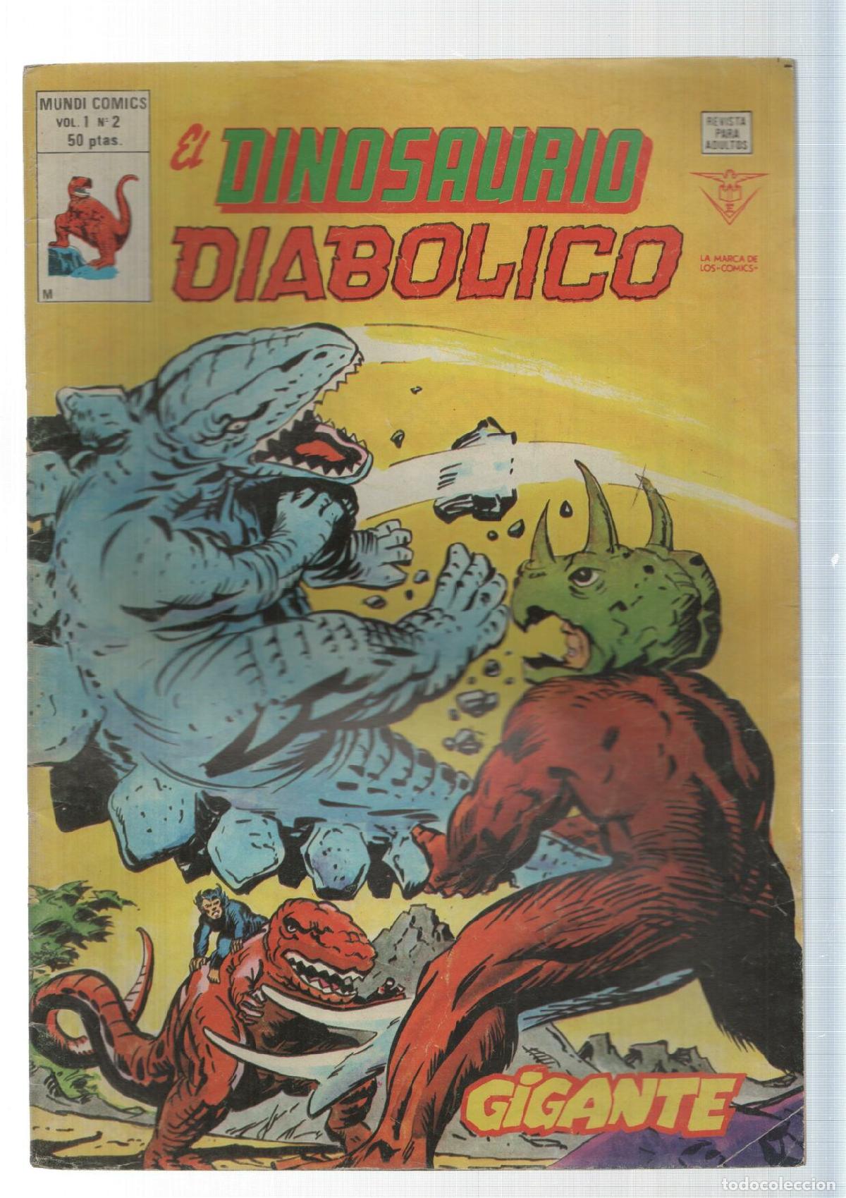 C&oacute;mics: Vertice: El Dinosaurio Diabolico vol. 1, numero 2