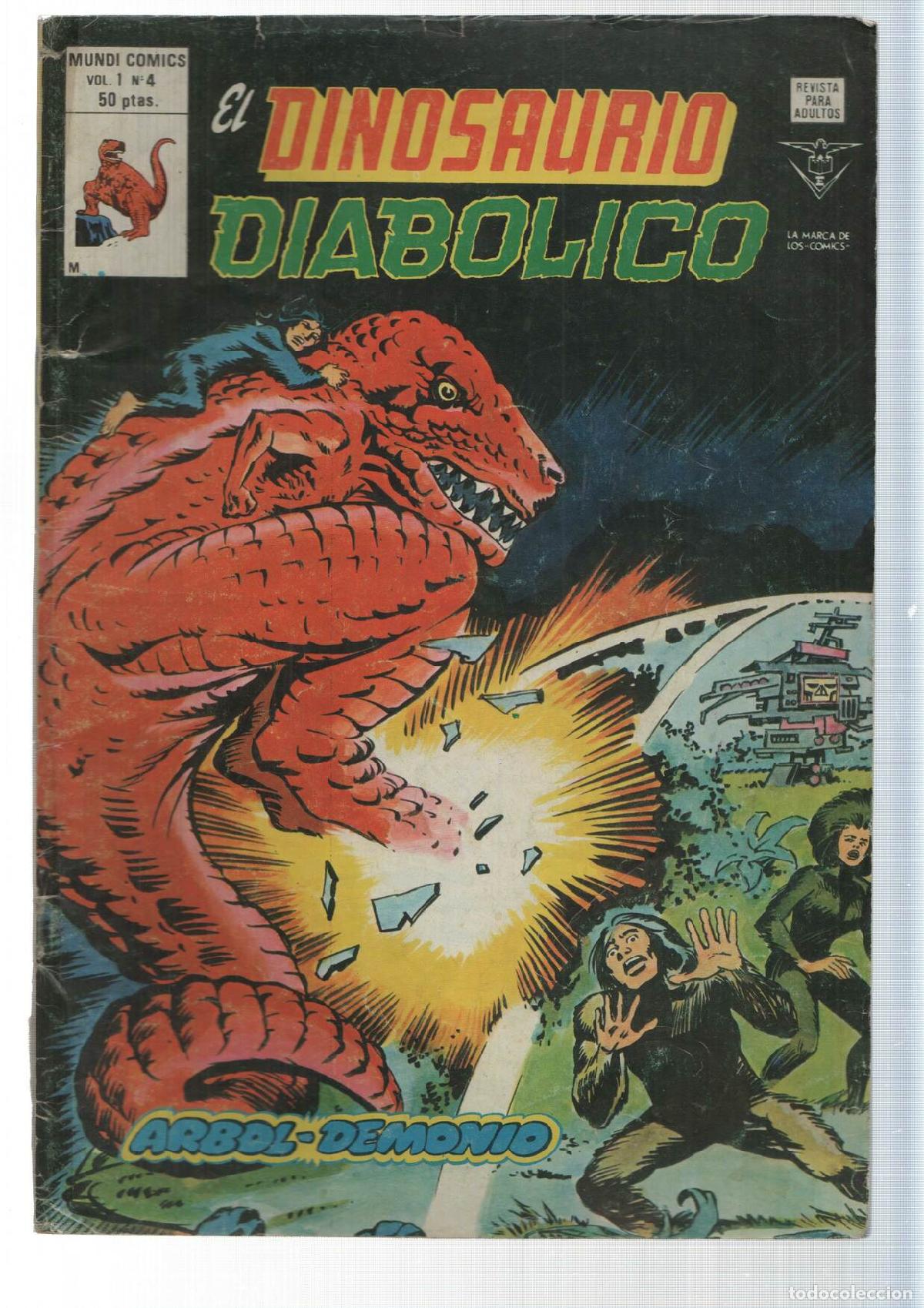 C&oacute;mics: Vertice: Arbol-Demonio. El Dinosaurio Diabolico vol. 1, numero 4