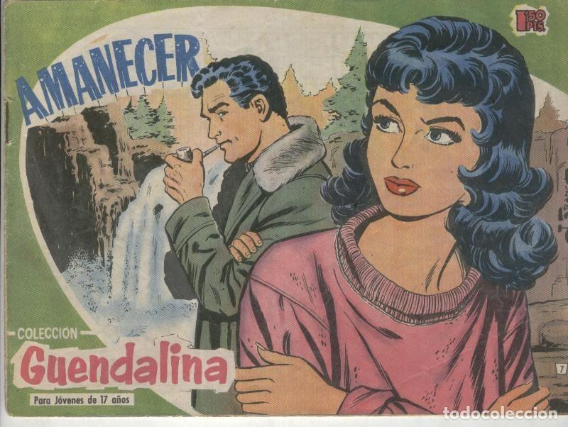 Comics: Guendalina numero 007, trasera foto ficha de Alan Ladd - Ana Maria-J. Franch