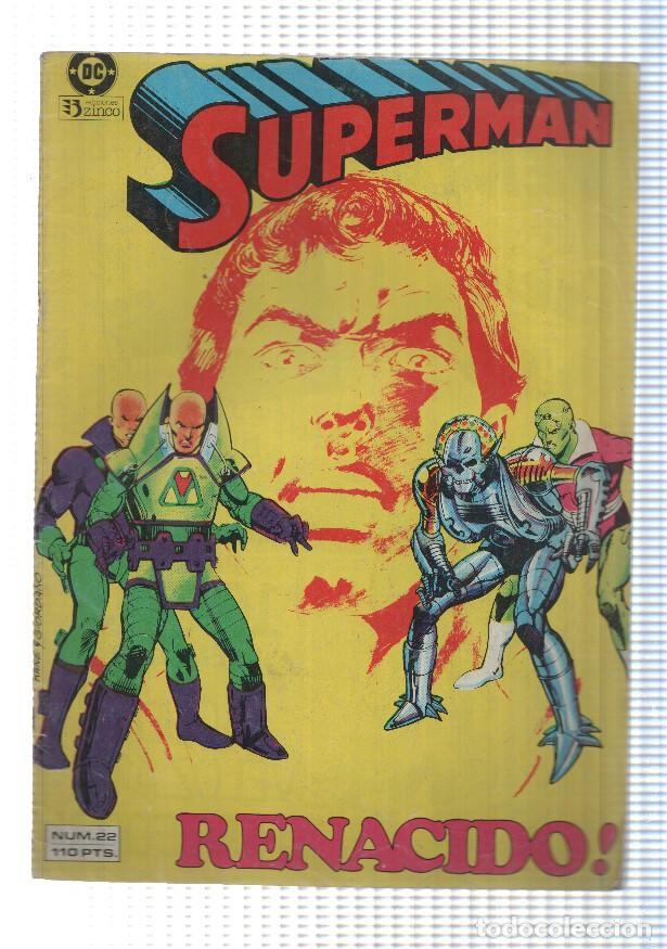 C&oacute;mics: Zinco: Superman num 22 -Renacido. DC - Foto 1
