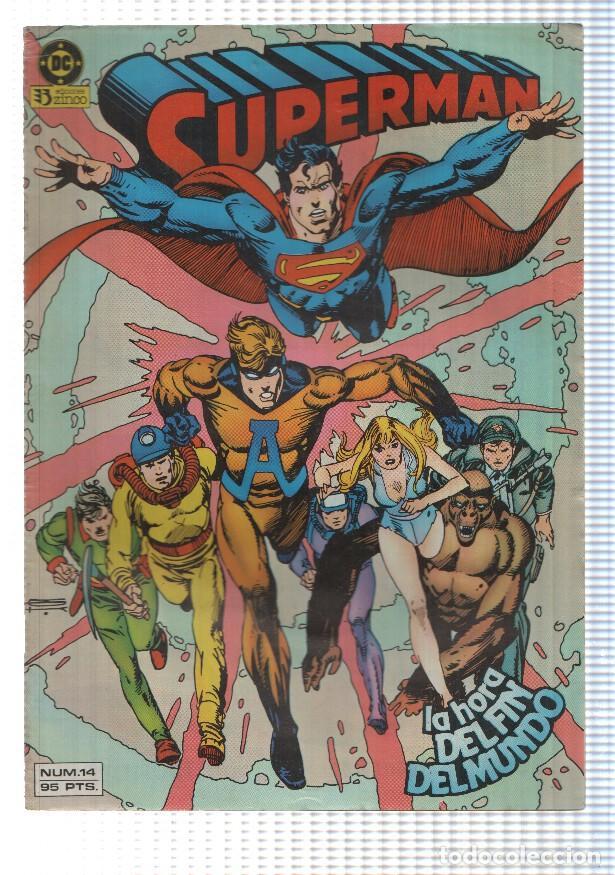 C&oacute;mics: Zinco: Superman num 14 - La hora del fin del mundo. DC - Foto 1