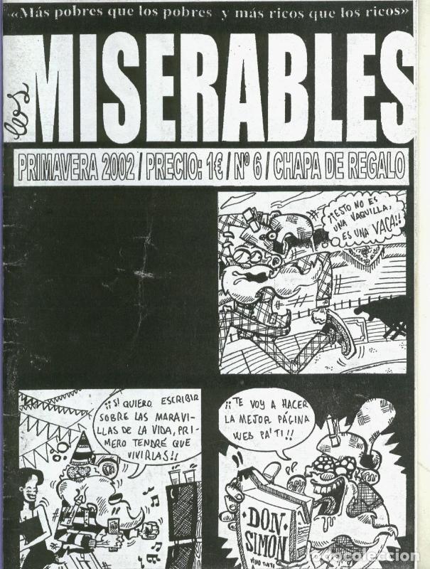 C&oacute;mics: Fanzine: Los Miserables numero 6 - Varios - Foto 1