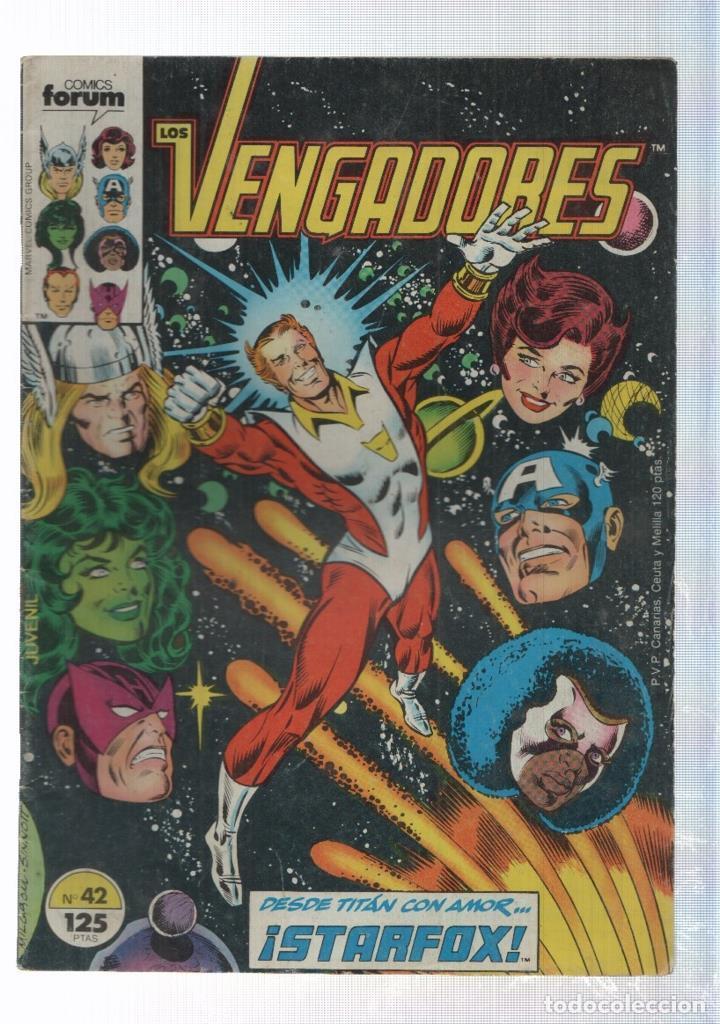 C&oacute;mics: forum comics: Los Vengadores num 42 - Y ahora ... Starfox. Roger Stern - NULL - Foto 1