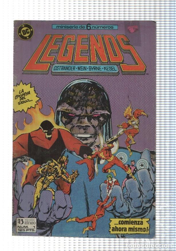 Comics: Zinco, DC: Legends num 1 de 6 - Erase una vez. Ostrander, Wein, Byrne, Kesel - NULL