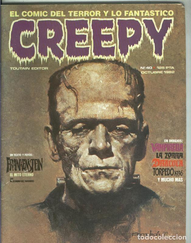 C&oacute;mics: Creepy numero 40: vampirella, Frankenstein, Dracula - Varios - Foto 1