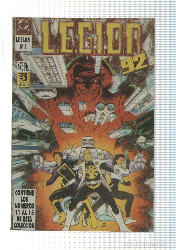 C&oacute;mics: DC, Zinco: Legion 92 vol. 3 retapado, contiene los num 11 al 15 - Enga&ntilde;os (Grant, Kitson) - NULL