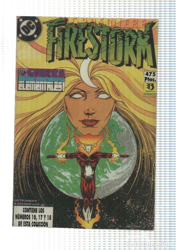 Fumetti: DC, Zinco: DC Premiere vol. 4 retapado (contiene los num. 10, 17 y 18). Firestorm - La guerra de los