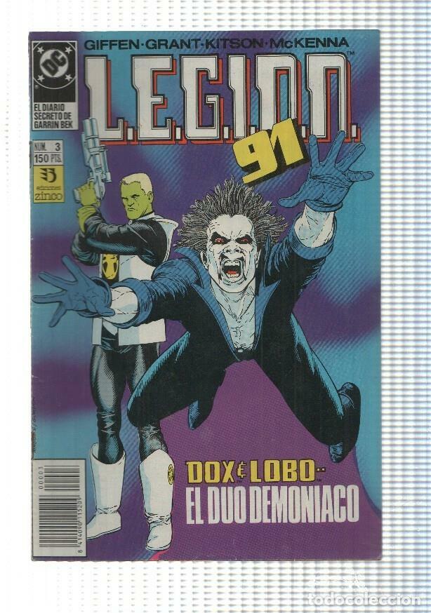 C&oacute;mics: DC, Zinco: Legion 91 num 03 - El diario secreto de Garryn Bek (Giffen, Alant Grant) - NULL