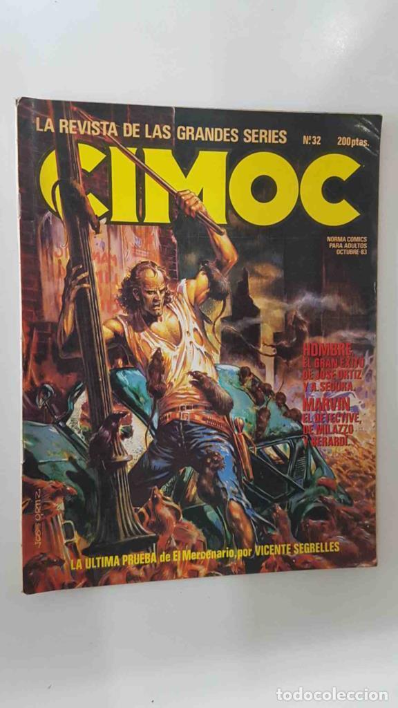 Comics: Revista: Cimoc num 32 - La ultima prueba de el Mercenario por Vicente Segrelles, Marvin el detective