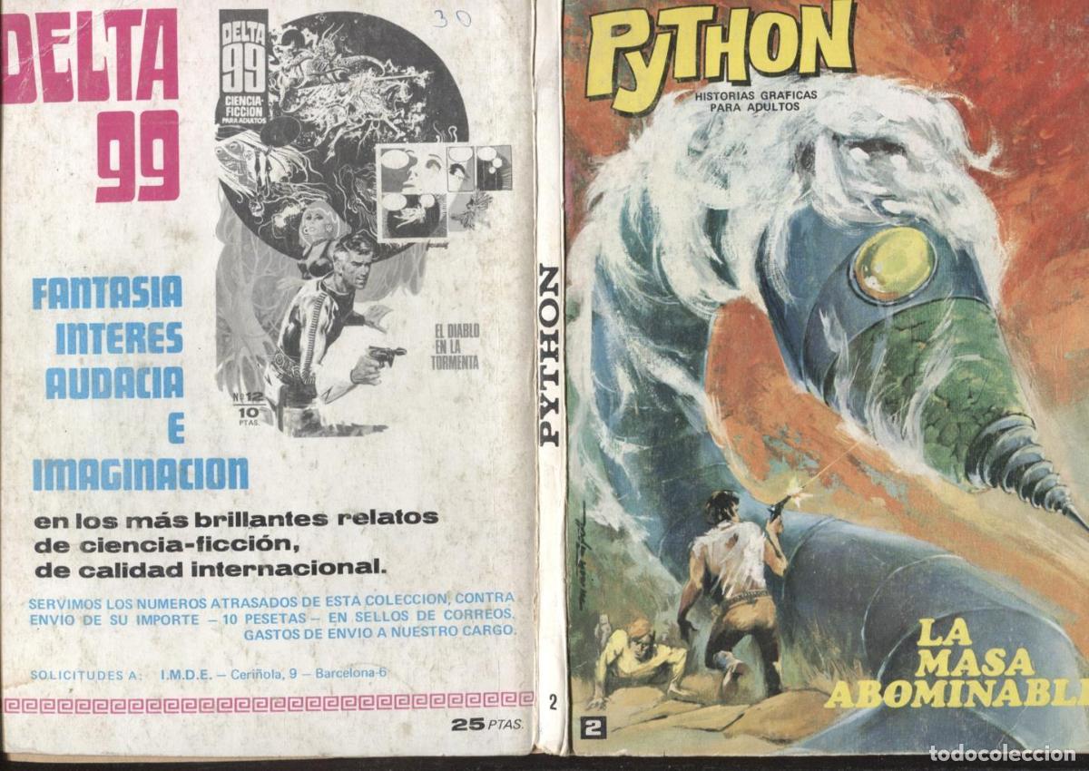 Comics: Python numero 2: La masa abominable (hojas sueltas) - NULL