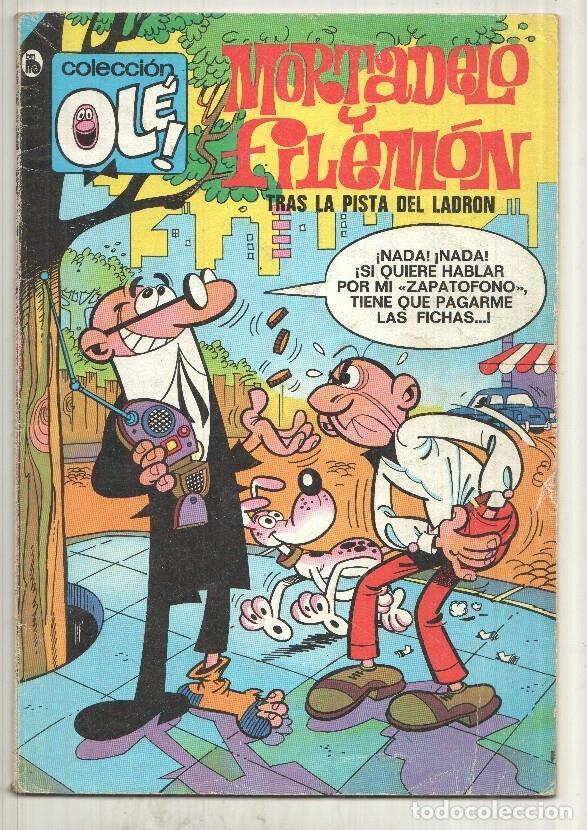 Fumetti: Coleccion Ole 71: Mortadelo y Filemon - Tras la pista del ladron. 7a edicion junio 1986 - F. Iba&ntilde;ez