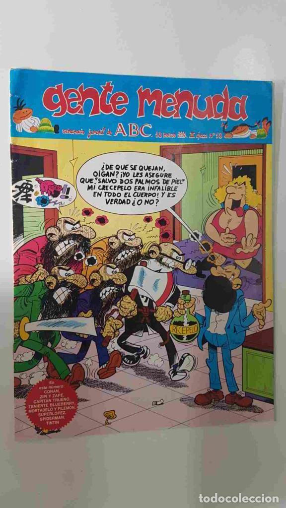 Comics: Gente Menuda num 18, III epoca, 18/03/1990 - Conan en Sombras en Zamboula (18), Idolos del deporte: