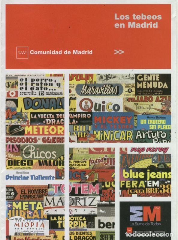 C&oacute;mics: Folleto: Los tebeos en Madrid - Varios - Foto 1