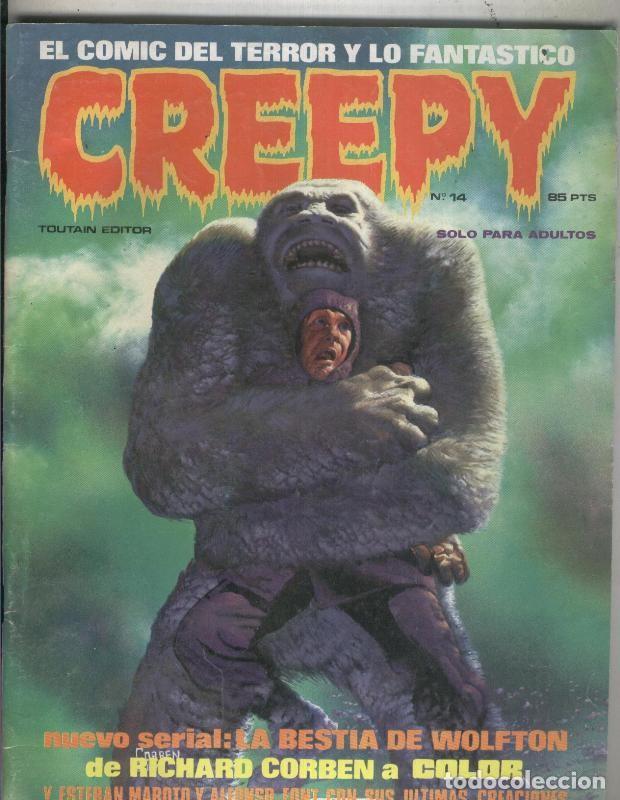 Comics: Creepy numero 14: La bestia de Wolfton por Corbem Dragon por Maroto, la ejecucion por alfonso font -