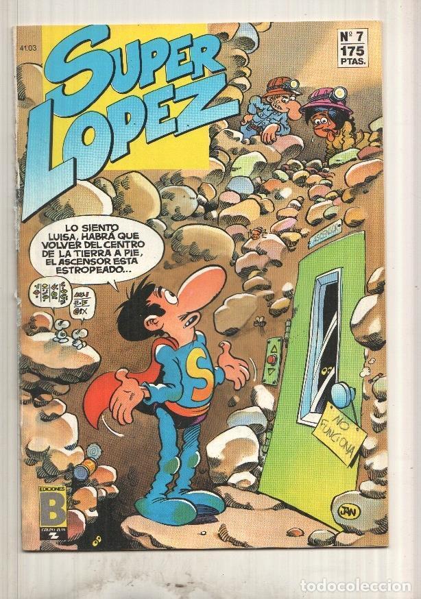 C&oacute;mics: Ediciones B: Super Lopez numero 07 (PROCEDE DE RETAPADO EDITORIAL) - varios - Foto 1