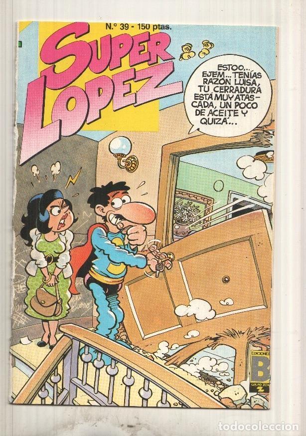 C&oacute;mics: Ediciones B: Super Lopez numero 39 (PROCEDE DE RETAPADO EDITORIAL) - varios - Foto 1