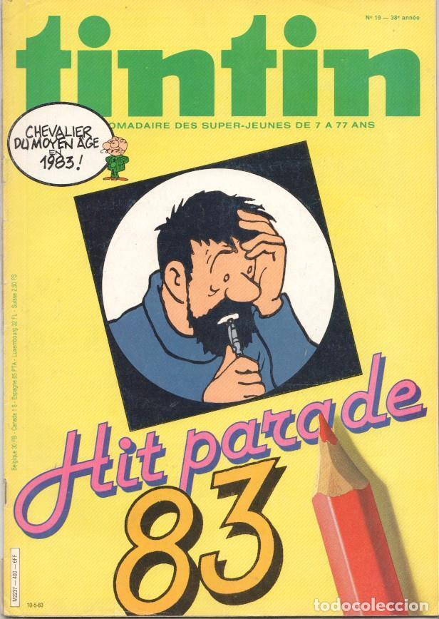 C&oacute;mics: Revista Tintin num 19, a&ntilde;o 38, 10/5/83: Hit parade 83 - varios