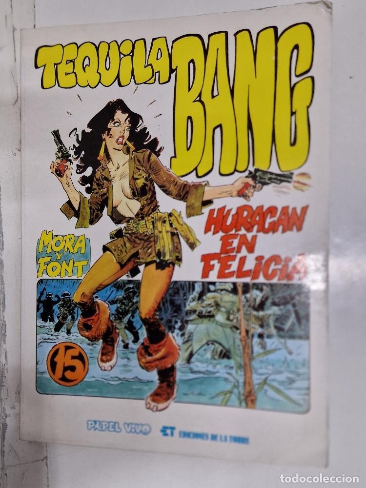 C&oacute;mics: Papel Vivo num 15: Tequila Bang - Huracan en Felicia - Victor Mora y Alfondo Font