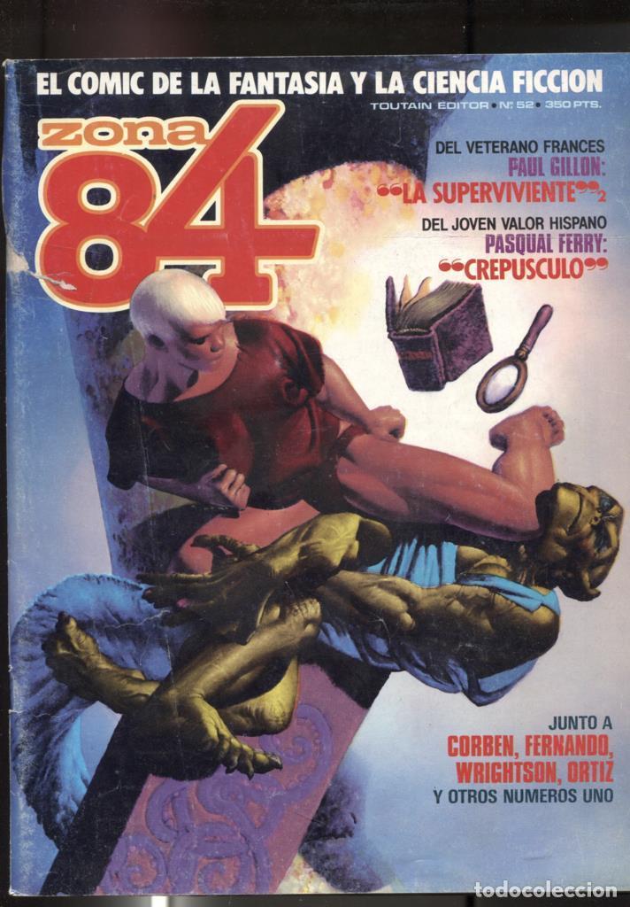 C&oacute;mics: Zona 84 numero 52 (cello lomo lado superior) - Varios