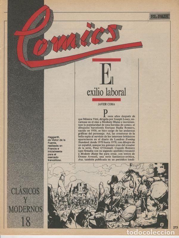 C&oacute;mics: Comics.Los: clasicos y modernos: fasciculo 18 - Javier Coma - Foto 1