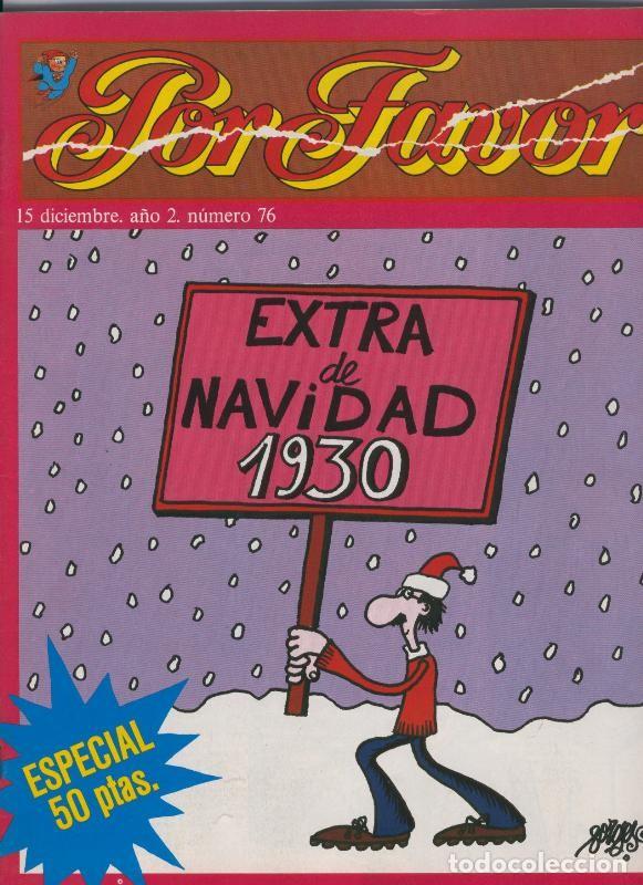 Comics: Por Favor numero 076, 15 diciembre 1975: Extra de navidad 1930 - Varios