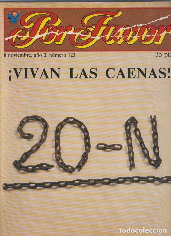 Comics: Por Favor numero 123, 8 noviembre 1976: 20 N - Varios