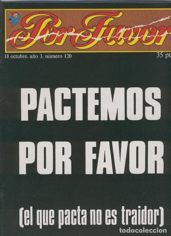 Comics : Por Favor numero 120, 18 octubre 1976: Pactemos por favor - Varios