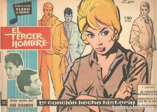 C&oacute;mics: Claro de Luna numero 141: El tercer hombre (Duo Dinamico) (numerado 1 en trasera) - Duo Dinamico-Gom