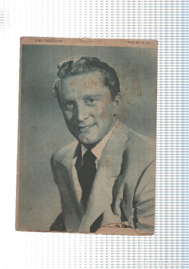 Comics: Mary Noticias numero 023: trasera foto artista Kirk Douglas - Roy Mark-Carmen barbara