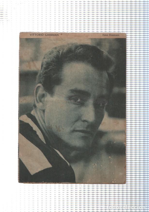 Comics: Mary Noticias numero 031: trasera foto artista Vittorio Gassman - Roy Mark-Carmen barbara