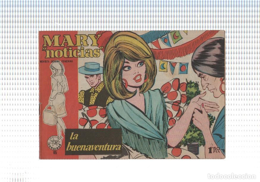 Comics: Mary Noticias numero 065: trasera foto artista: George Chakiris - Roy Mark-Carmen barbara