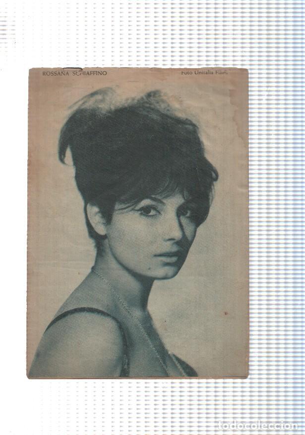 Comics: Mary Noticias numero 054: trasera foto artista: Rossana Schiaffino - Roy Mark-Carmen barbara