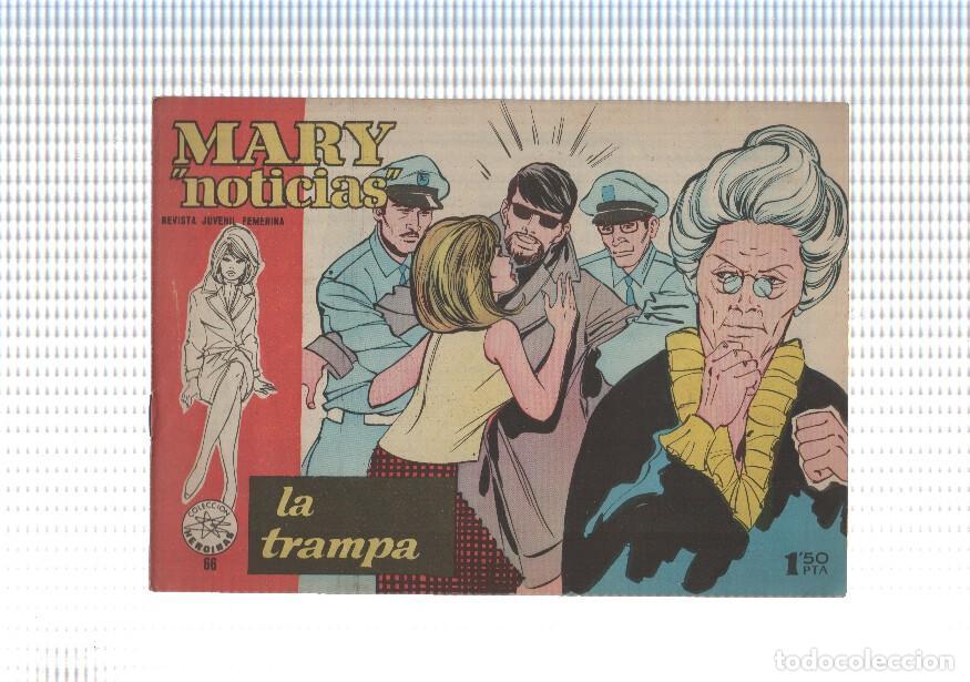 C&oacute;mics: Mary Noticias numero 066: trasera foto artista Romy Schneider - Roy Mark-Carmen barbara