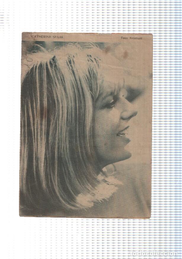 Comics: Mary Noticias numero 086: trasera foto artista Catherine Spaak - Roy Mark-Carmen barbara