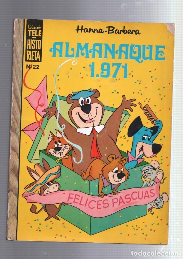 C&oacute;mics: Tele Historieta numero 022: almanaque 1971 - Hanna Barbera