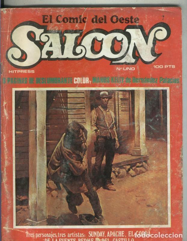 C&oacute;mics: El comic del oeste Saloon numero 1 (numerado en trasera 2) - Varios - Foto 1