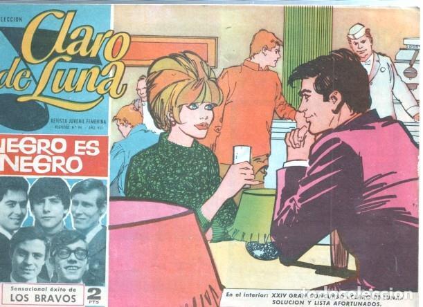 Comics: Claro de Luna numero 368: letra de la cancion en interior - Los Bravos-Antonio Correa