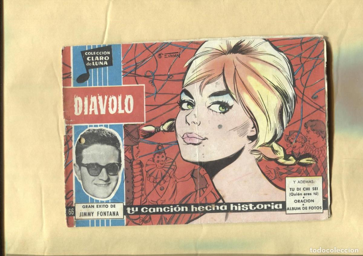 C&oacute;mics: Claro de Luna numero 066: Diavolo de Jimmy Fontana (numerada 1 en trasera) - Jimmy Fontana-Gomez Est