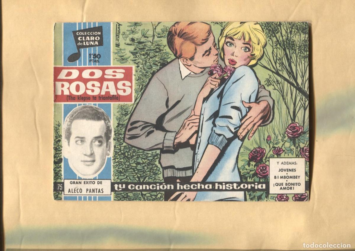 Comics: Claro de Luna numero 075: Dos Rosas de Aleco Pantas (numerado 1 en trasera) - Aleco Pantas-Gomez Est