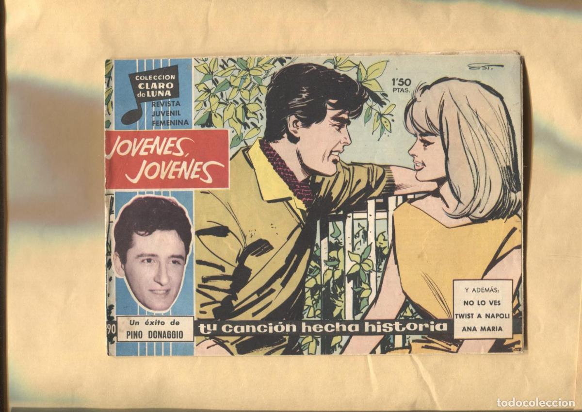 Comics: Claro de Luna numero 090: Jo9venes, jovenes de Pino Donaggio - Pino Donaggio-Gomez Esteban