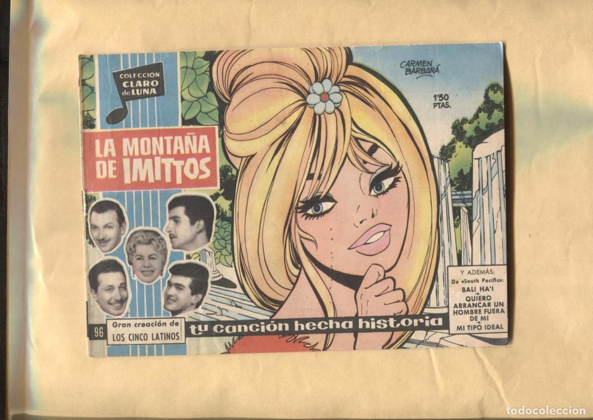 C&oacute;mics: Claro de Luna numero 096: La monta&ntilde;a de Imittos de los cinco latinos (numerado 1 en trasera) - Los c