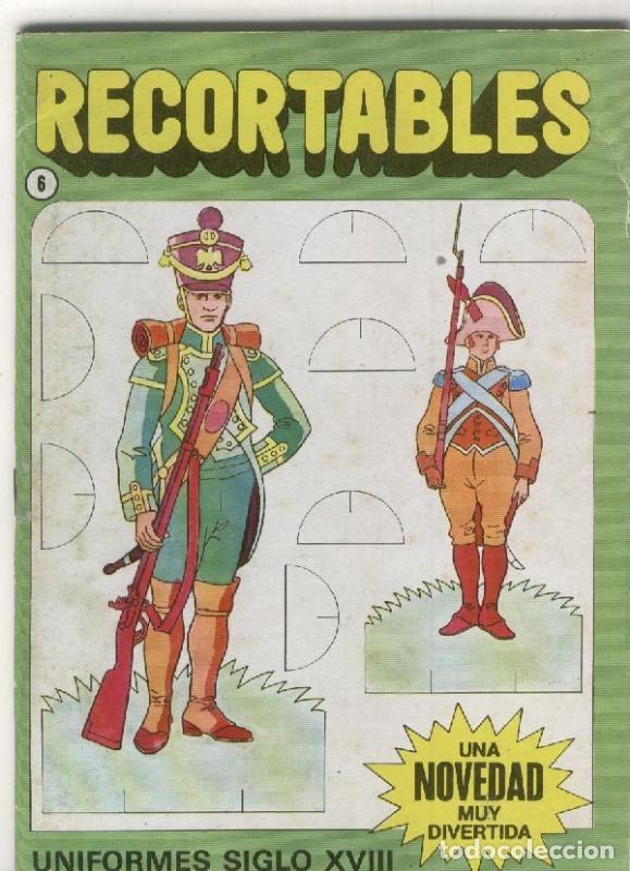Comics: Recortables: Uniformes siglo XVIII - Estudio Bonnet